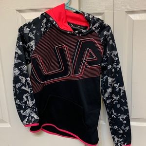 Girls Large Under armour hoodie